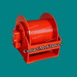 Compact free fall hydraulic winch